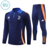 Juventus Trenings Collegegenser 2024-25 Kvart-Zip Navy - Barn